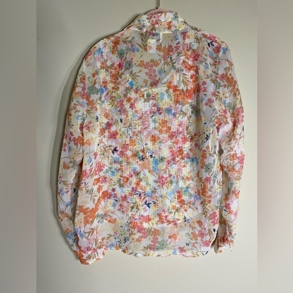 🌷🌷3/$15 Jordan Floral Tank and Blouse Set M - Picture 3 of 4